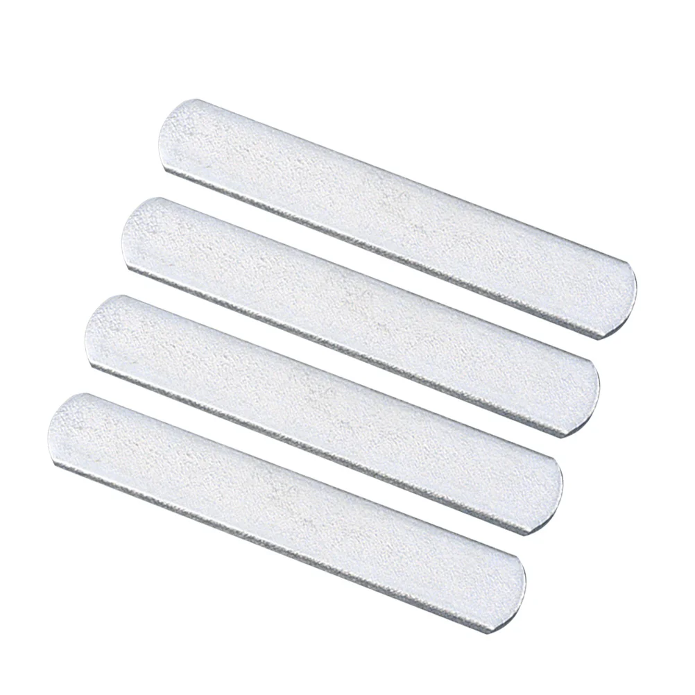 

4 Pcs Steel Plates for Weighted Vest Rounded Anti-rust Stainless Steel Plates for Weighted Leg Arm Strap for Fitness Exercise