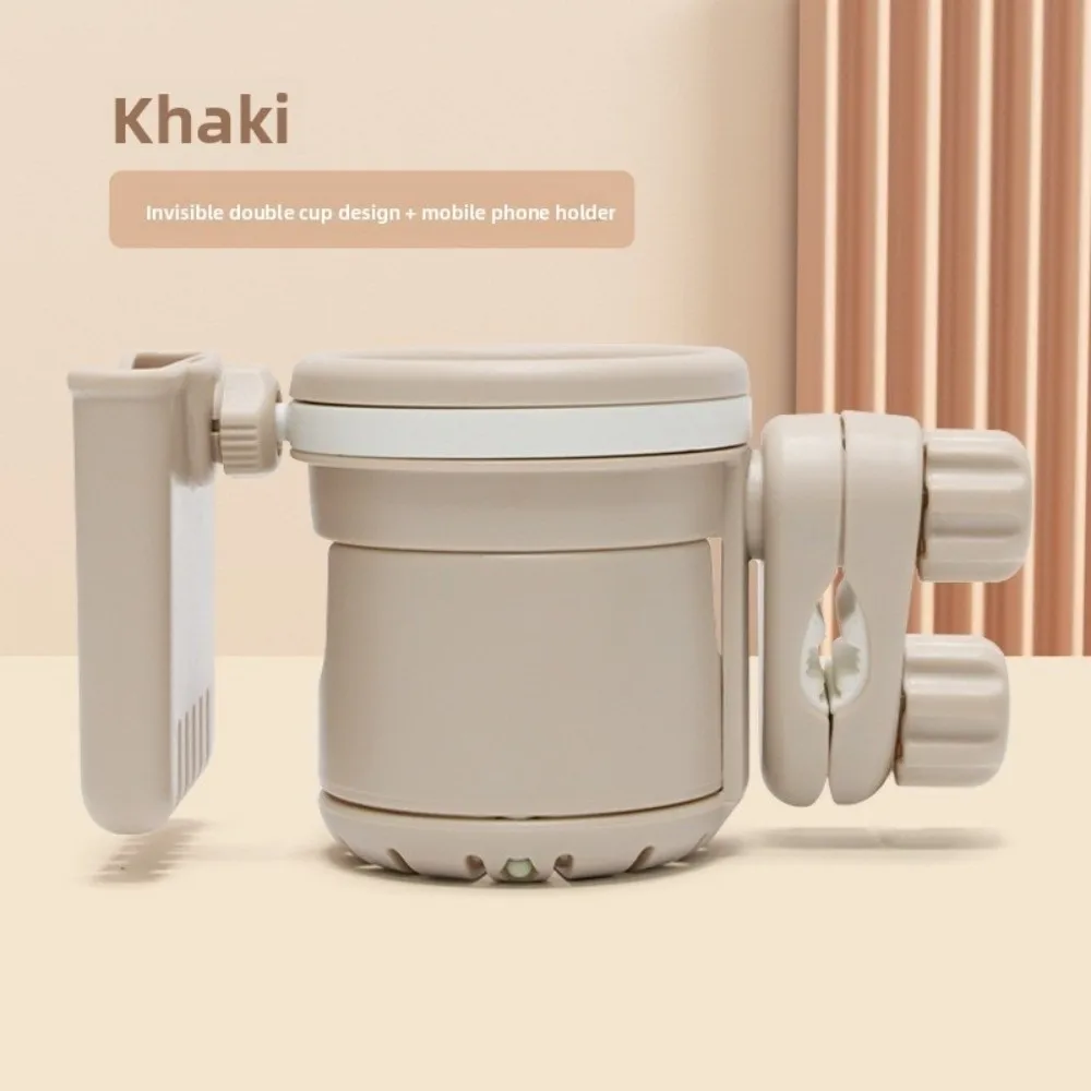 Large Caliber Baby Stroller Cup Holder Adjustable Anti-slip Kids Cup Stand Coffee Drink Water Bottle Holder Rotatable