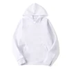 White Hoodies Men Women Autumn Long Sleeve Pullover Tops Unisex Casual Pocket Hoodies Unisex Outer Loose Sport Wear 2