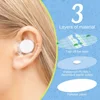 60pcs Plastic Waterproof Ear Protector For Kids Adults Swimming Cover Caps Disposable Ear Stickers Swimming Cover Ear Paste 4
