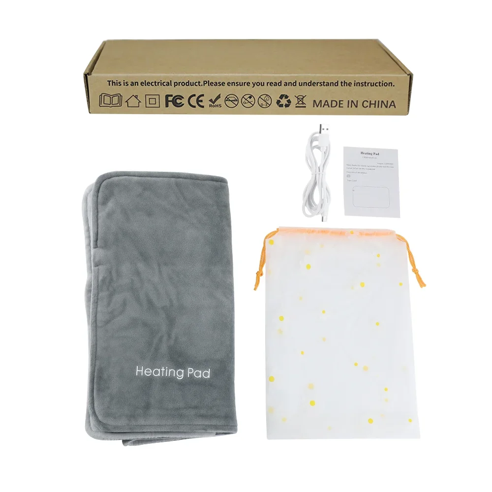 30*60cm Heating Pad 55℃ Heat Graphene Thermostat Hand Warmer Winter Office Hand Foot Warming Blanket Thermal Heated Mat electric heated hand warmer muff cold weather winter thermal glove mitten seat cushion