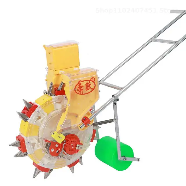 Kézi Push Henger Kukorica Földimogyoró Rebarbarab Vetőmag Tárgya Precíziós Igény Szerint Multifunkcionális Ültetési Gép - Image 2