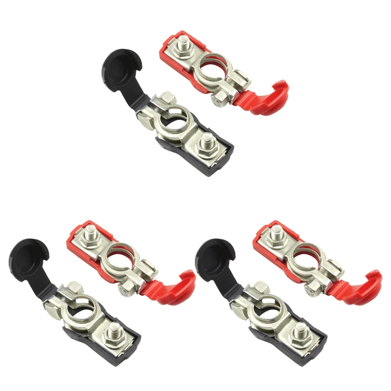 

3 Pair Battery Terminal Heavy Duty Car Vehicle Quick Connector Cable Clamp Clip