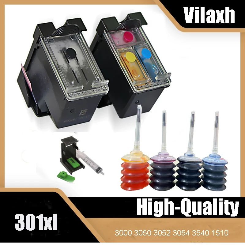 For Hp301 Refillable Ink Cartridge For Hp 301 Xl 301xl Deskjet 1050