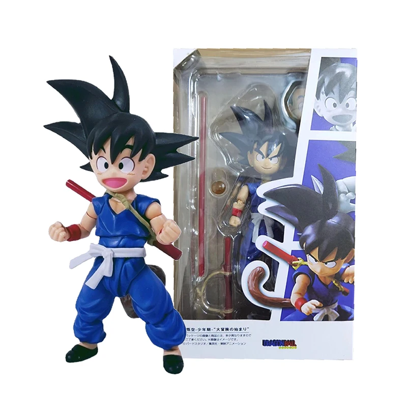 Dragon ball z infância filho goku kakarotto nuova bola figura de ação pvc  bolo mobiliário modelo