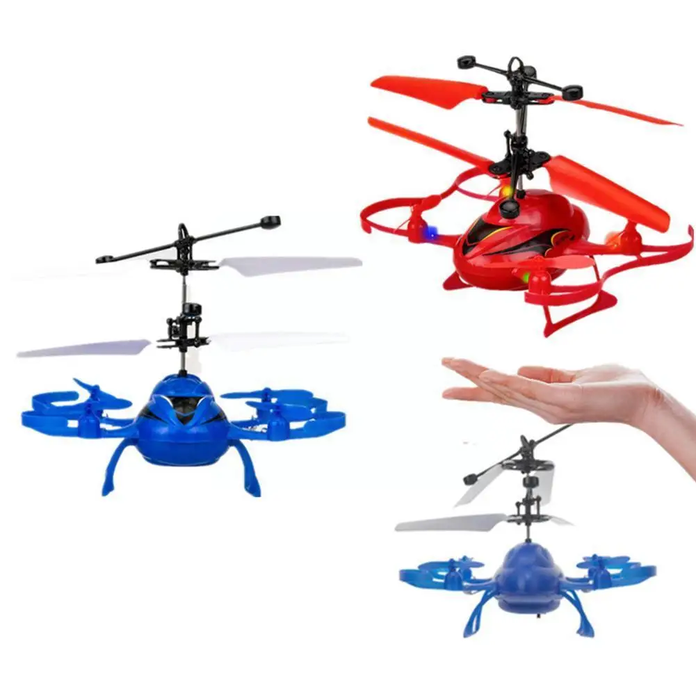 Rc Helicopter Gesture Sensing Hovering Induction Control Miniature