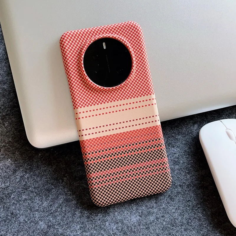 Luxury Carbon Fiber Matte Phone Case - Magnetic Shockproof Back Cover