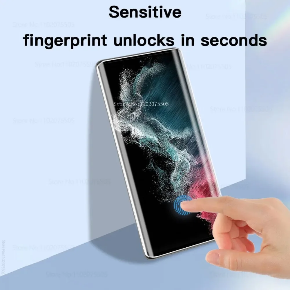 Premium Full Screen UV Tempered Glass with Super Fast Unlock Feature