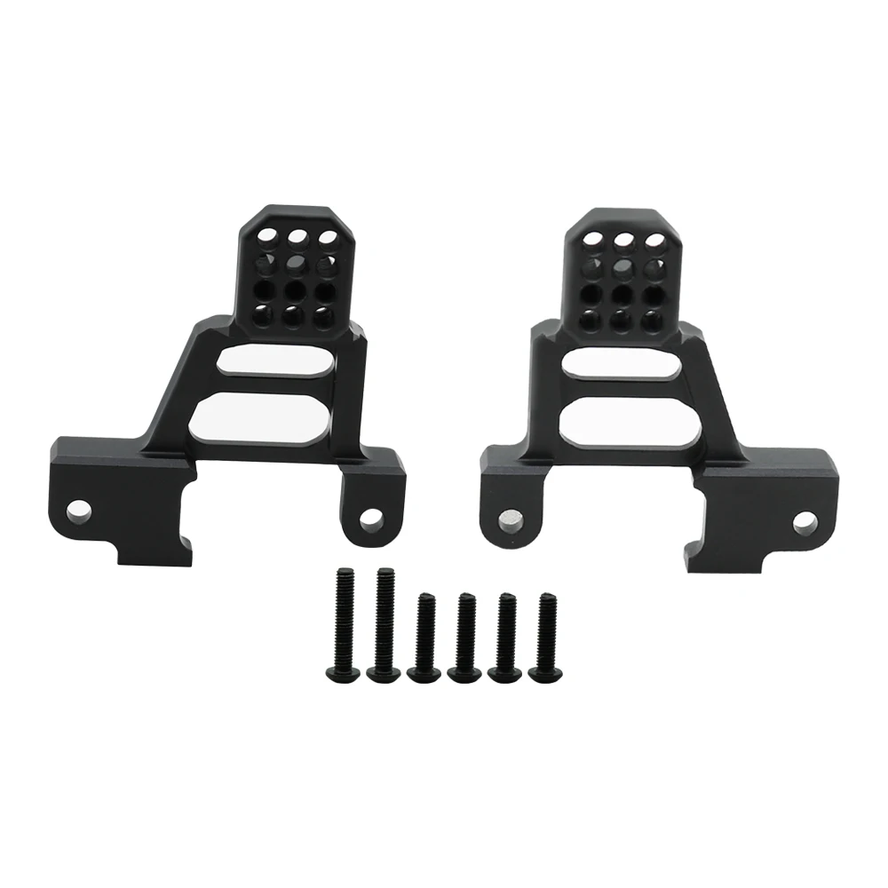 CNC-Aluminiumlegierung vordere und hintere Stoßdämpferhalterung für 1/10 Rc Crawler Trx-4 Bronco K5 G500 Defender Trx4 Upgrade Teil – Detail 8