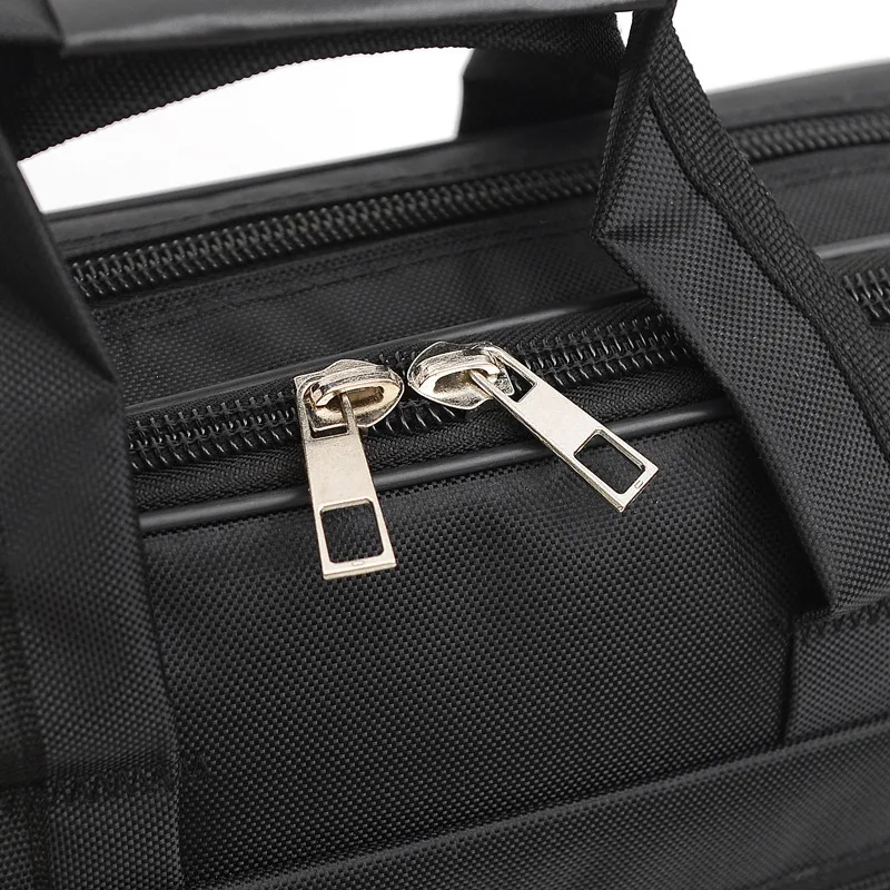 14 Inch Laptop Bag Business Portable Nylon Computer Handbags Laptop Shoulder Handbag Zipper Shoulder Simple Style
