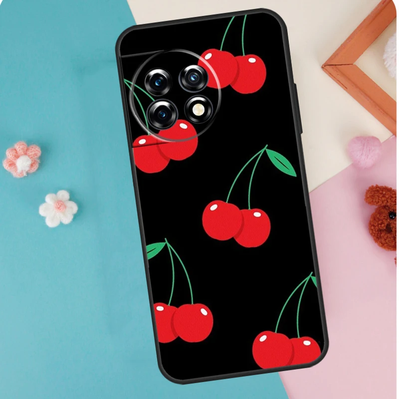 Black Pink Cherry Phone Case