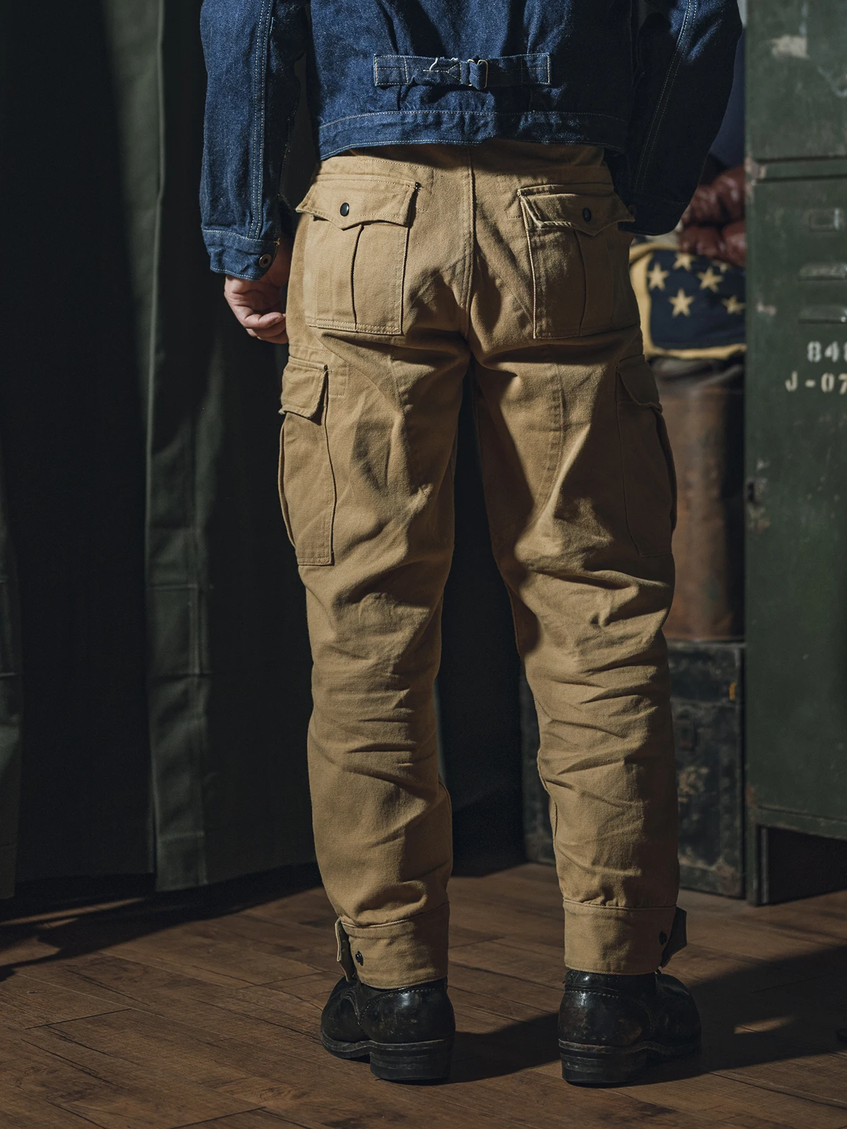 Non Stock Belgian M64 Modified Pants Men Cargo Trousers Motorcycle Rider Breeches 3