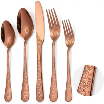 Vintage Rose Gold Flatware 1
