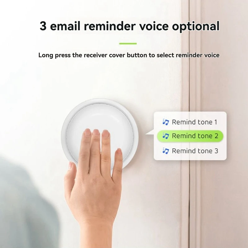 Mailbox Alarm Mail Chime Notification System-Mail Alarm 800 Ft Long Range Wireless Mailbox Alert With LED Light Flashing 6