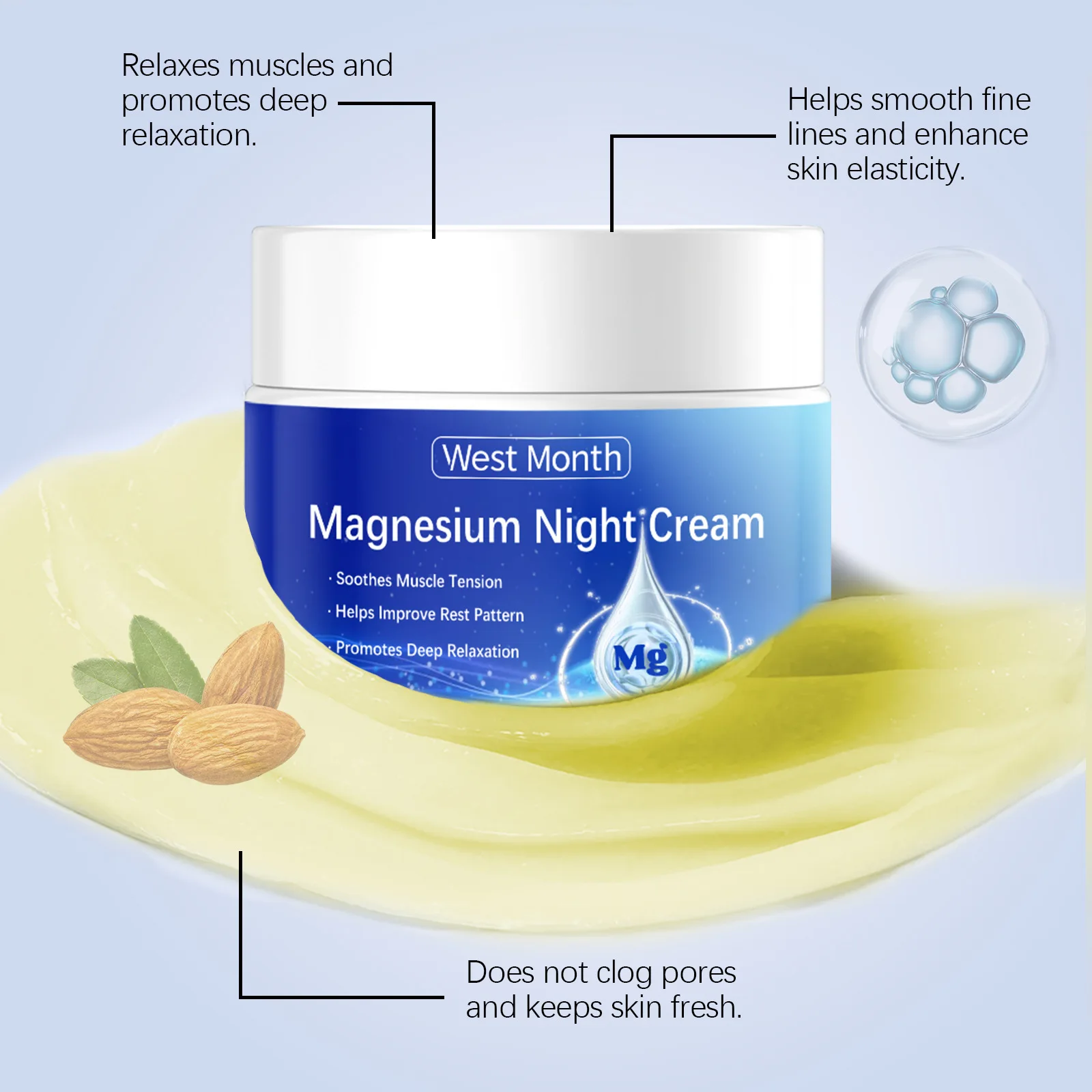 Magnesium Sleep Cream for Relaxation and Recovery