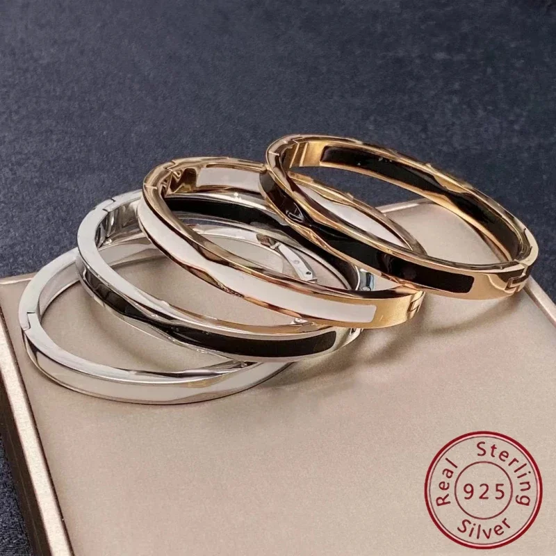 

Великолепный выпуск нового продукта 2024, красивый браслет из серебра 925 пробы с интерпретацией вечного и иммортического роскошного стиля