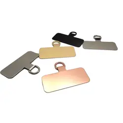 Universal Metal Phone Lanyard Card Holder with Tether Tab (5PCS - Set)