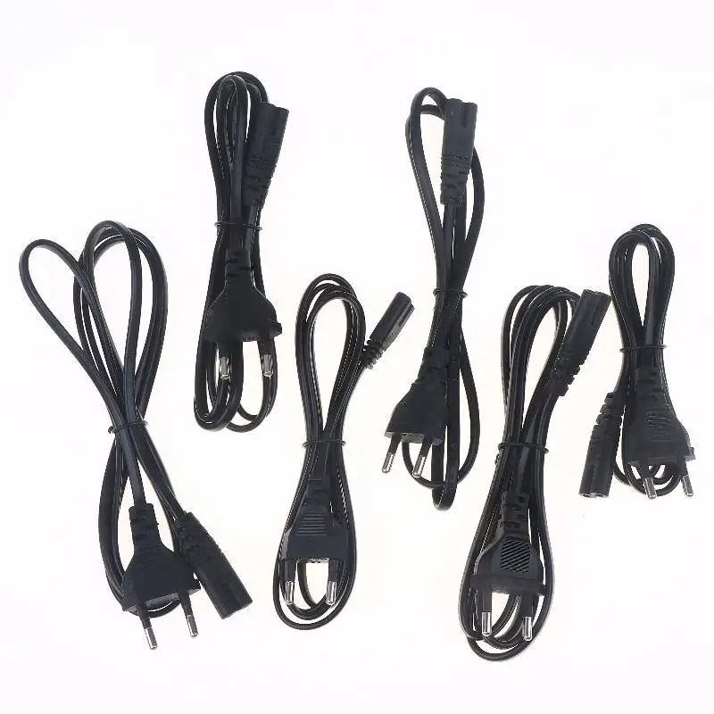 European Standard 2-Prong C7 Figure 8 Power Cable Extension Cord