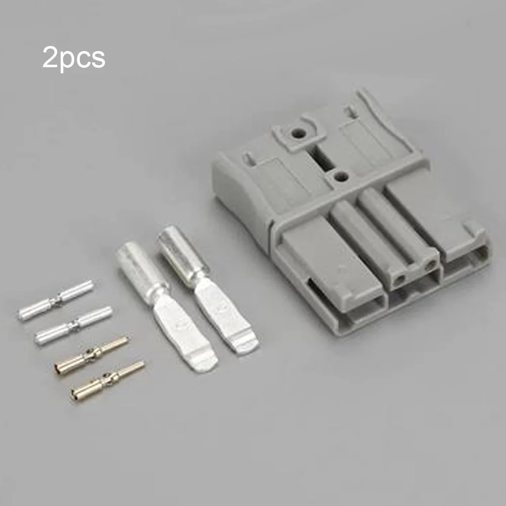 

Plug Connectors Fit For Anderson SBS75X Two Pole Connector Durable Electric Forklift Power Connector Brand New