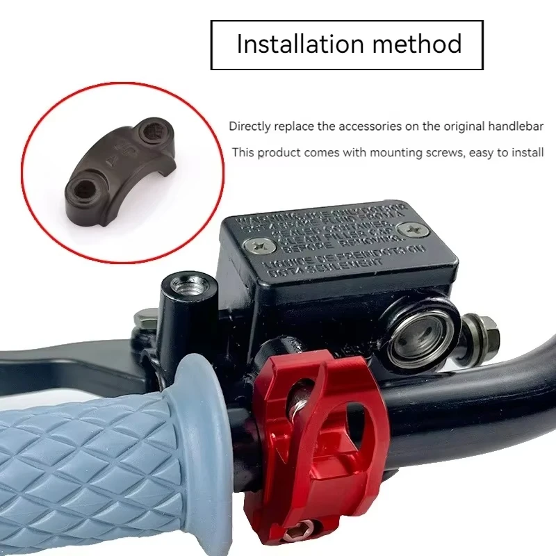 Gancio Portaoggetti Multifunzionale per Moto e Scooter, 1 Pezzo, Gancio Universale per Manubrio Moto, Supporto in Alluminio per Bagagli e Casco - immagine 4