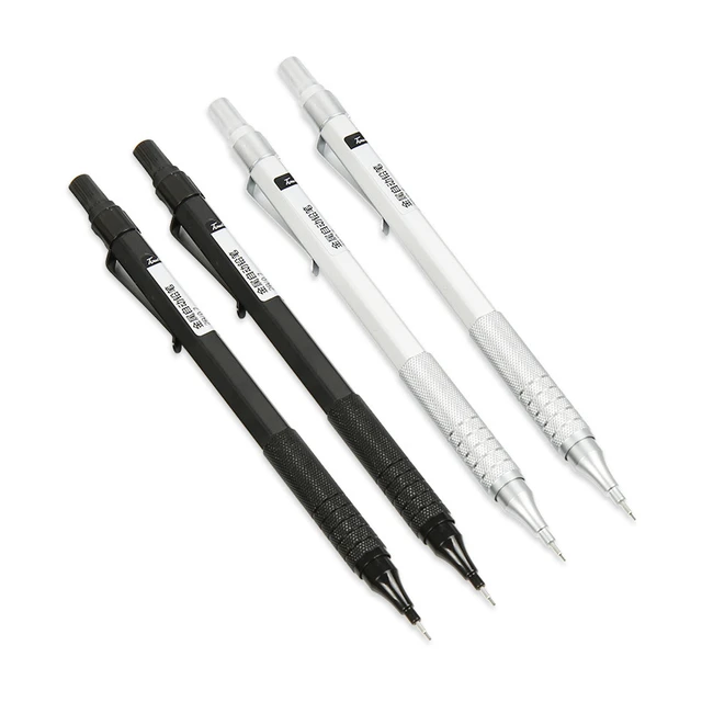 Metal Pencil 0.3 0.5 0.7 0.9 Metal Pen Mechanical Automatic HB 2B Lead  Engineering Write Painting Pencil - AliExpress
