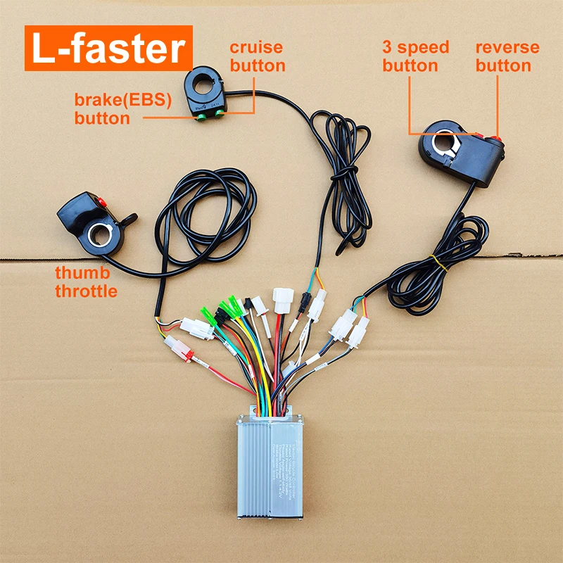 Kit de conversión eléctrica 48V 500W Kit de motor de cubo eléctrico de Kit de conversión eléctrica 48V 500W Kit de motor de cubo eléctrico de
