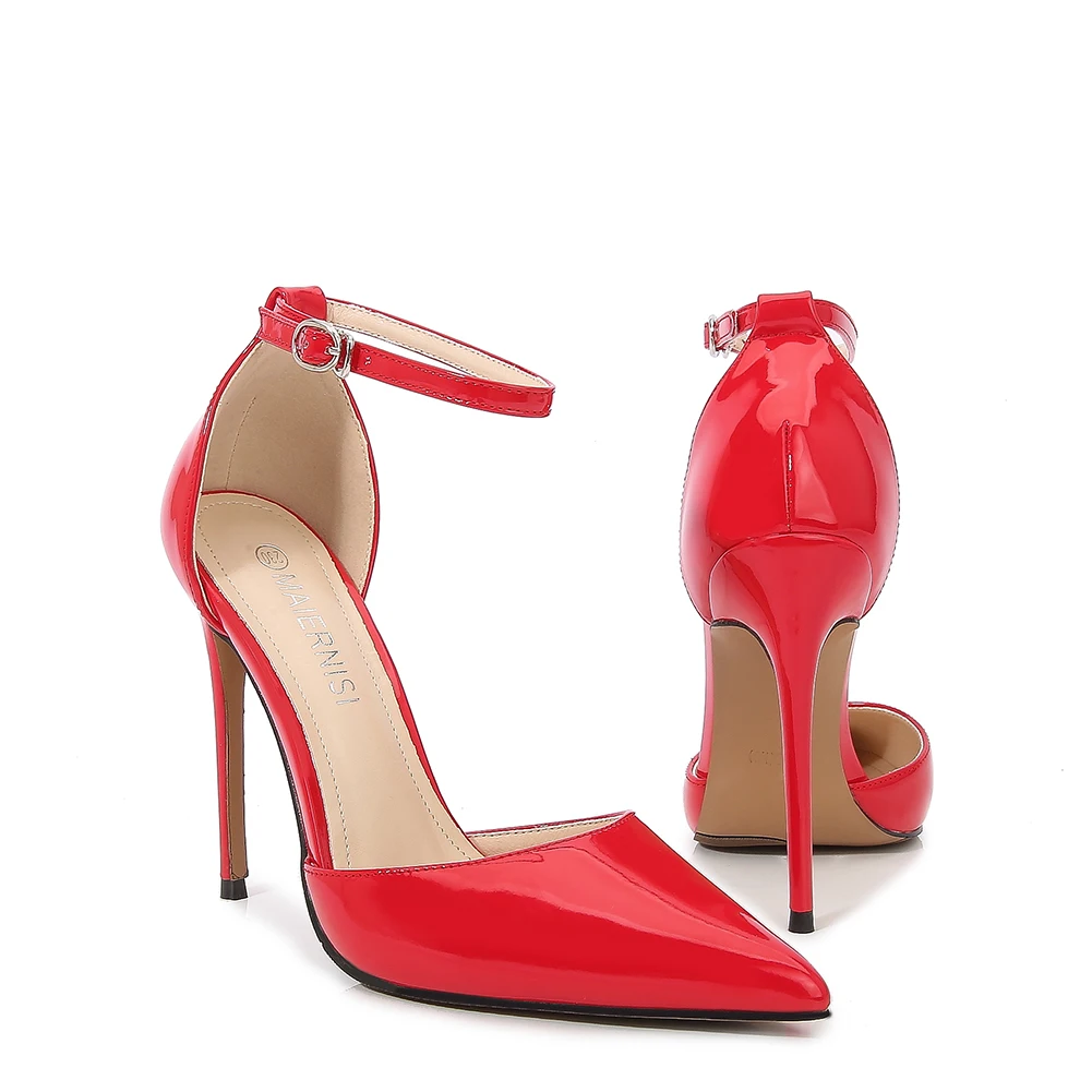 12cm Ladies High Heels Shoes Stiletto Pointedtoe Single Shoes Elegant