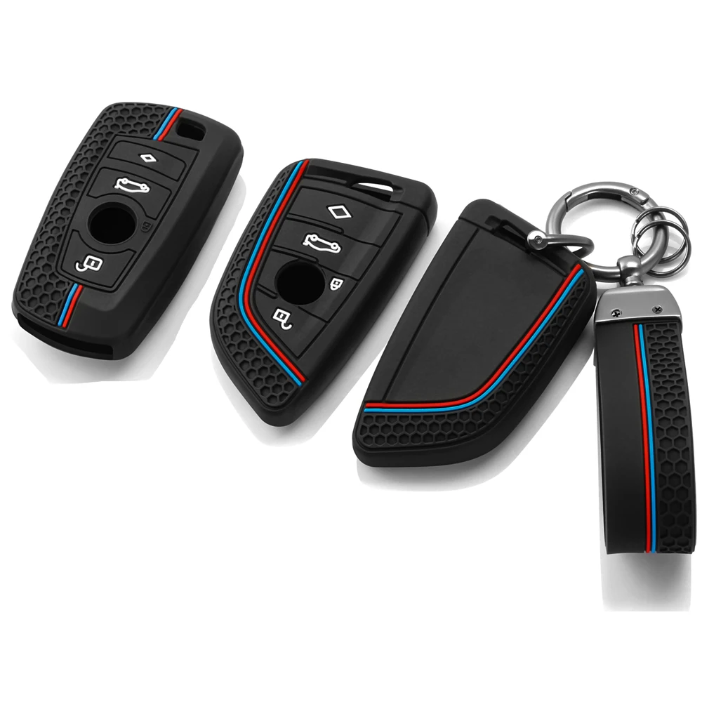 Silicone Car Key Case Cover Keychain Accessory