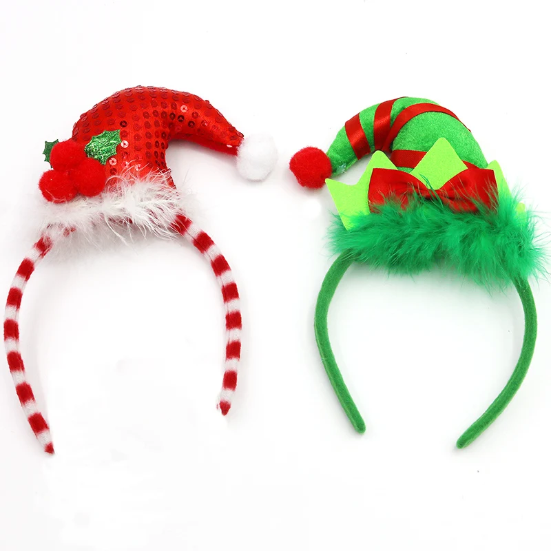 (1 Piece/bag) 23 * 16cm Christmas Decoration 3D Headband Party Decoration Clown Headband Hair Accessory Cartoon Cute