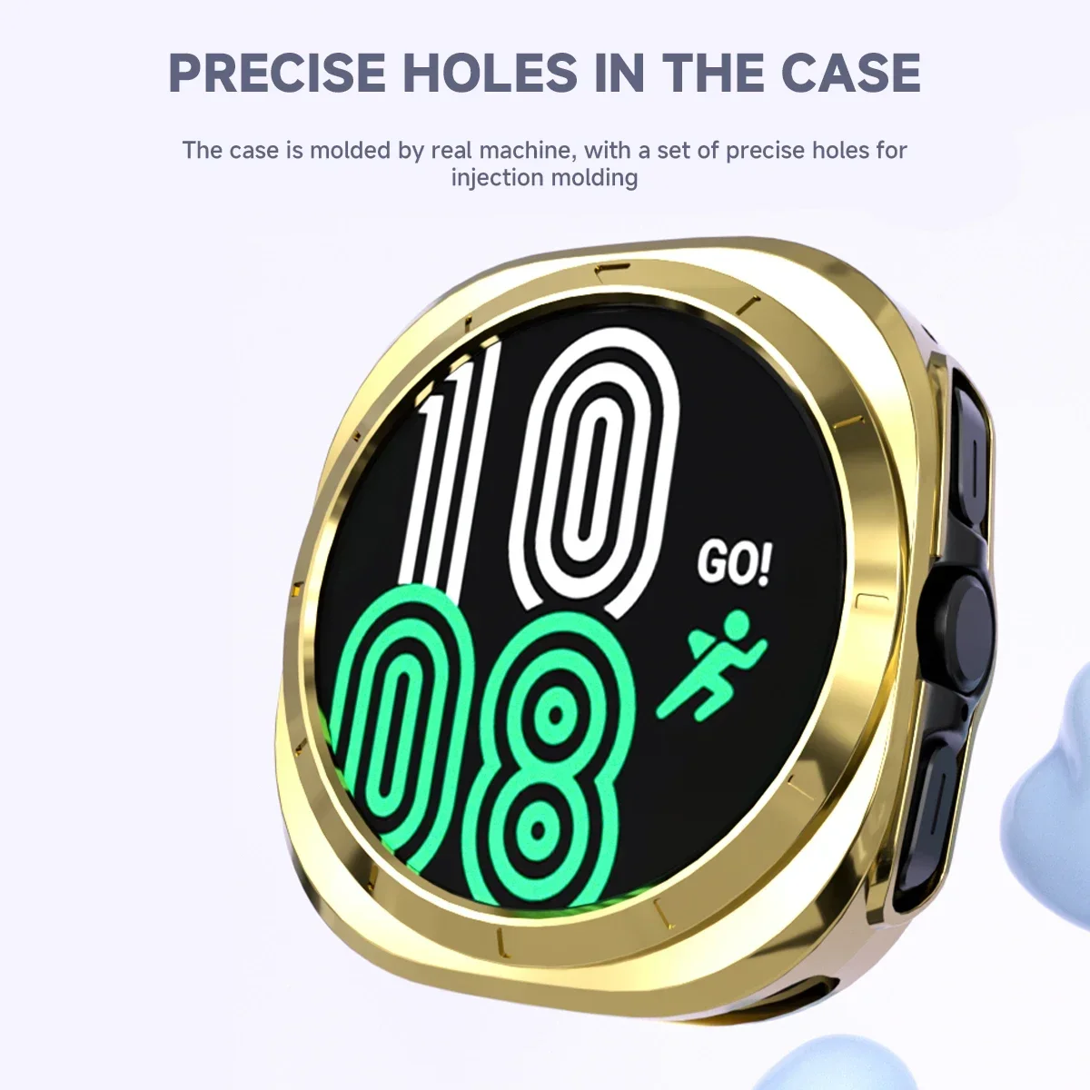 Soft TPU Protective Bumper Shell for Smartwatch - Enhanced Protection Cover