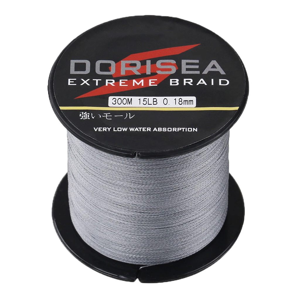 DORISEA X4 300M 6LB-100LB PE Extreme Multifilament Braided Fishing Line Fish Wire Pesca 2
