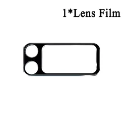 Soft Screen Protector and Tempered Glass Film for Front Screen and Camera Lens - Flexible Film Designed for Foldable Phones (1 Lens Film)