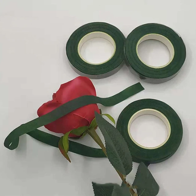 1Roll 30M Self-adhesive Green Paper Tape Grafting Film Floral Stem For  Garland Wreaths DIY Craft Artificial Silk Flower Tape - AliExpress