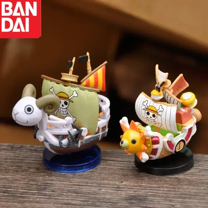 7Cm Anime One Piece Ship Figure Rufy Model Toy Super Cute Mini Boat Millesandsunny Going Merry Assemblato Model Action Figure