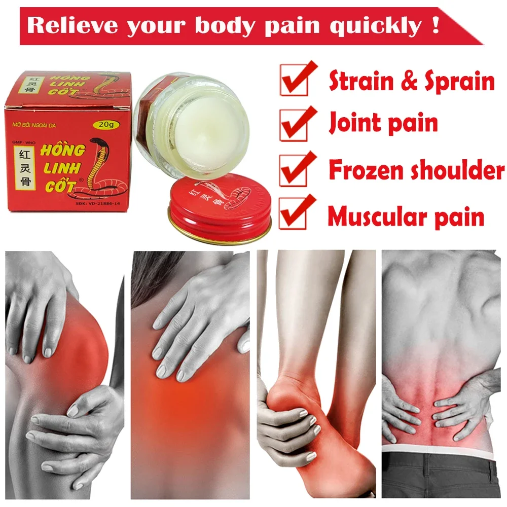 Tiger Balm Patch Vietnamese Snake Venom Poison Tiger Balm Golden Star Balm for Joints Pain Relax Muscle Fatigue