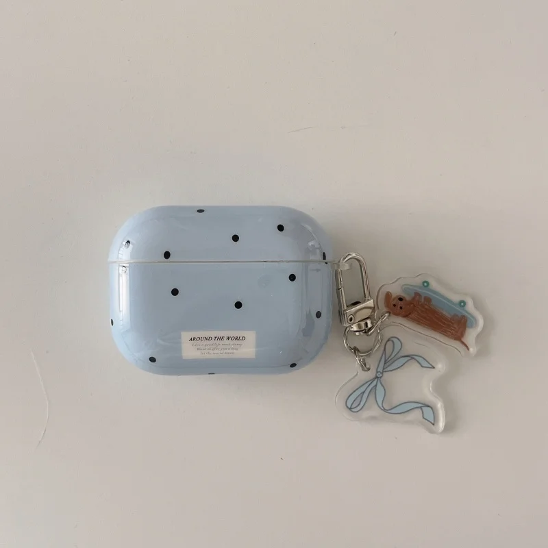 Apple Airpods 2, Airpods Pro/Pro 2/Pro3, Airpods 3, Airpods 4 Kulaklık Kılıfı, Kancalı, INS Nokta Stili, IMD