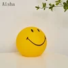 Outdoor Smiling Face Table Lamp Rechargeable Touchable Children's Bedroom Decorative Desk Lamp Landscape Yard Lawn Lighting 2