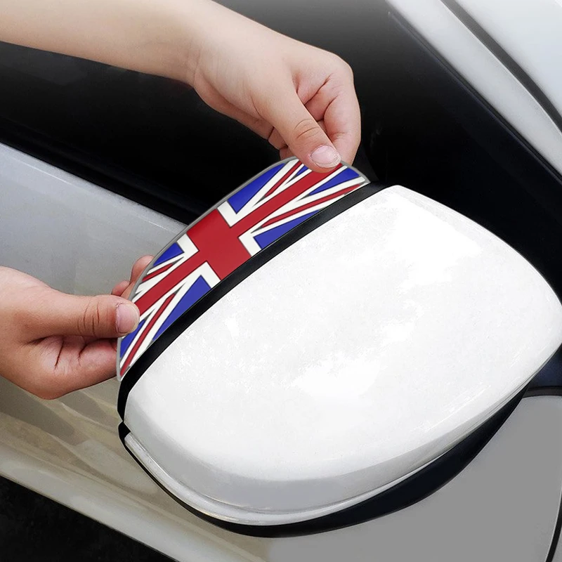 2Pcs Car Rearview Mirror Eyebrow Sun Visor Rain Shield For Mini Cooper R53 R55 R56 R60 R61 F54 F55 F56 F60