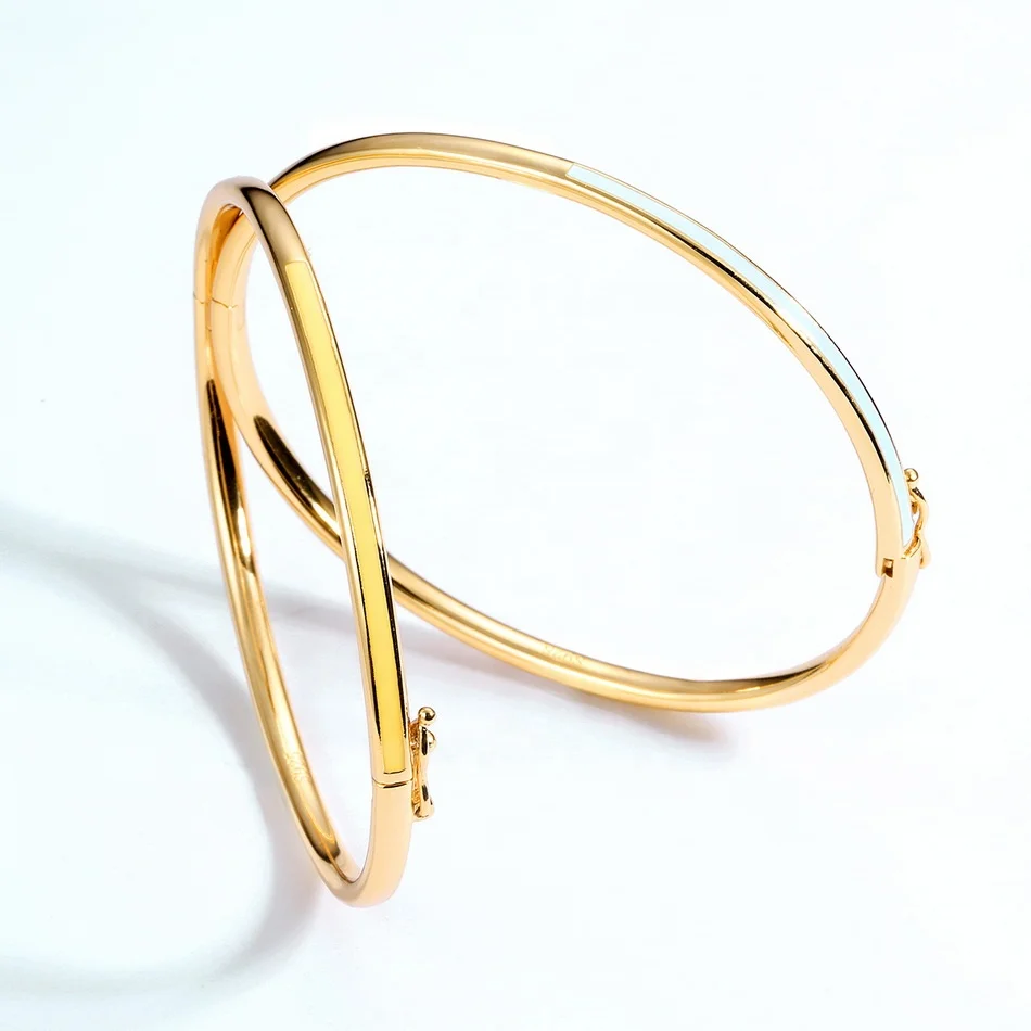 925 Sterling Silver Bracelets Silver Plated Bracelet Enamel 925