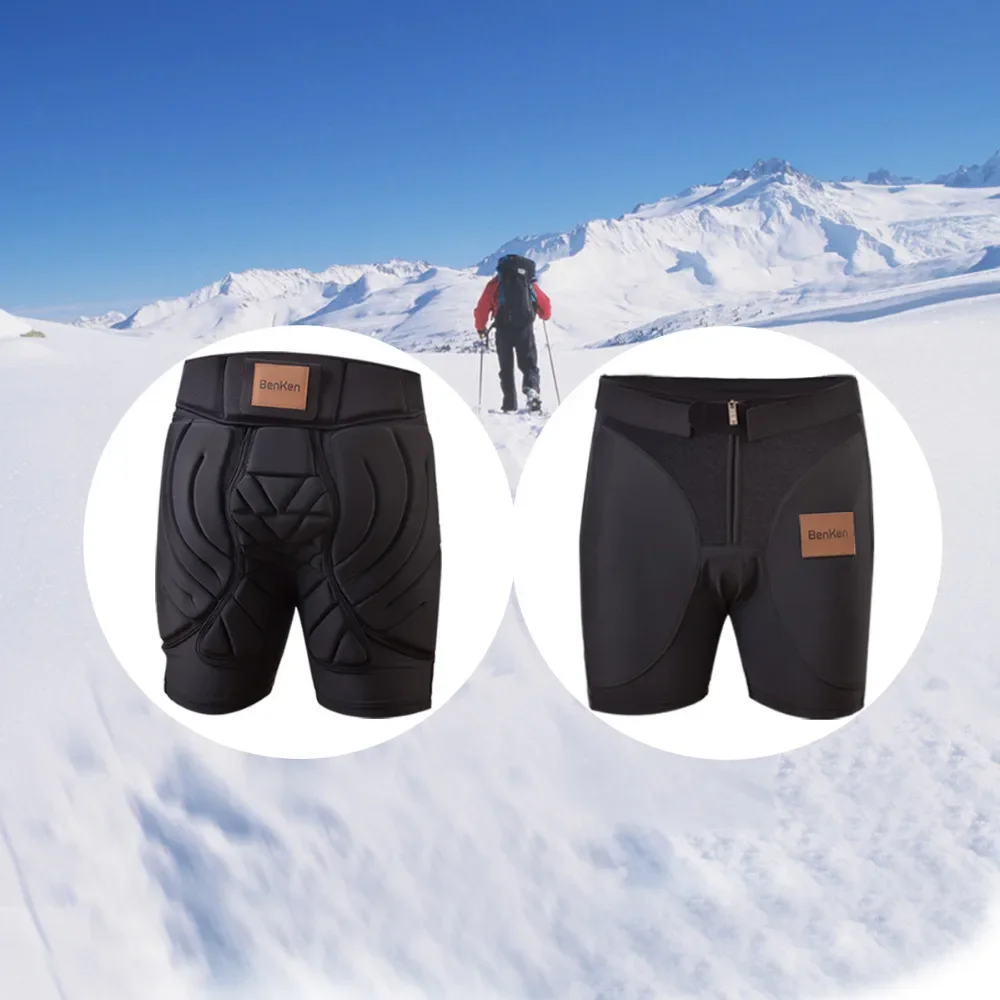 Skiing Pants BenKen Ski Butt Pants Hip Protection Butt Guard for Skateboarding Skiing Riding Cycling Snowboarding Overland Racing Armor Pads