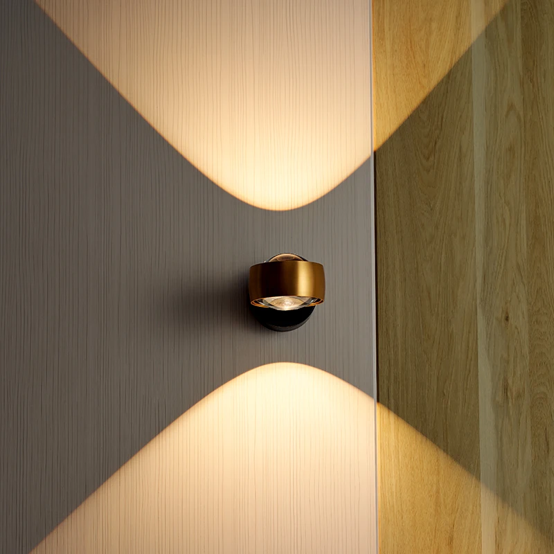 

Replica Design Luxury LED Magic Ball Wall Lamp Living Room Background Bedroom Bedside Gesture Sensor Dimming Wall Sconce Light