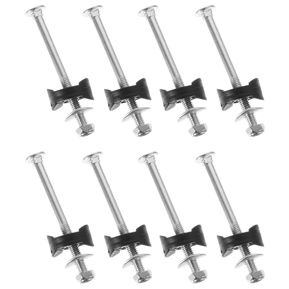 Trampoline Fixation Screws Trampoline Screw Replacement Galvanized Steel Jumping Bed Bolts Nuts Stability Tool 8 Sets trampoline screw replacement