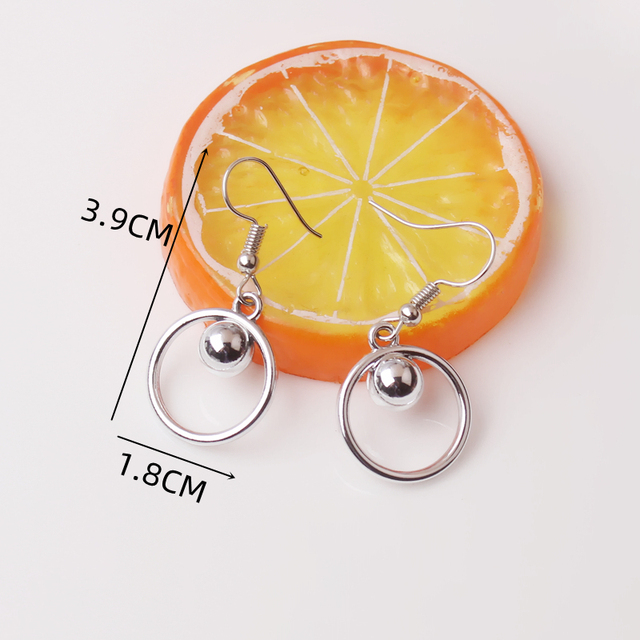 Style Simulated Pearl Earrings For Women Personality Geometric Female Elegant Earring Jewelry Valentine's Day Girl Gift