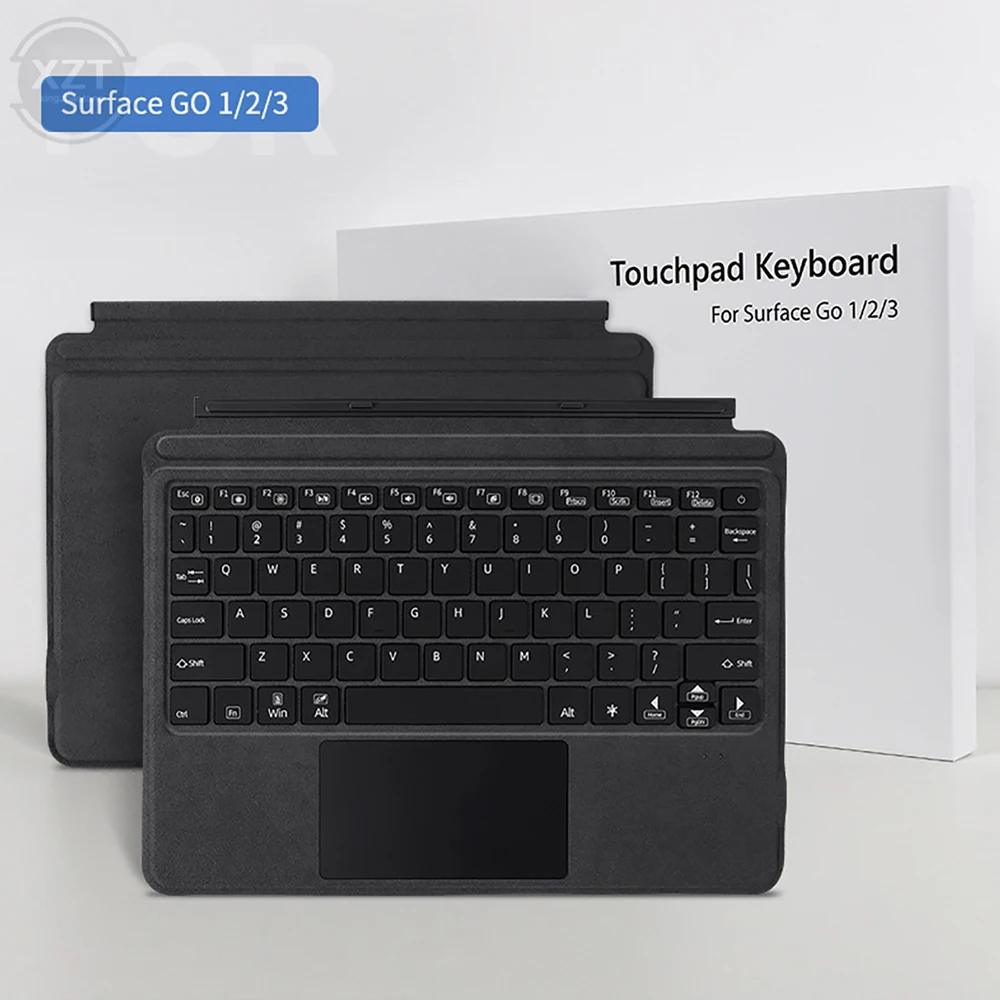 retroiluminação, Teclado portátil magnético para Surface Pro 7 Plus 8 9X6 5 4 Go 1 2 3