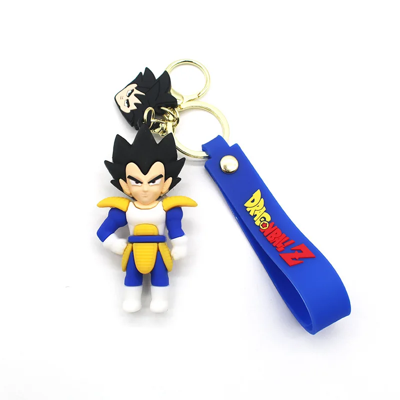 Cartoon Anime Dragon Ball Key Chain Figure Son Goku Majin Buu