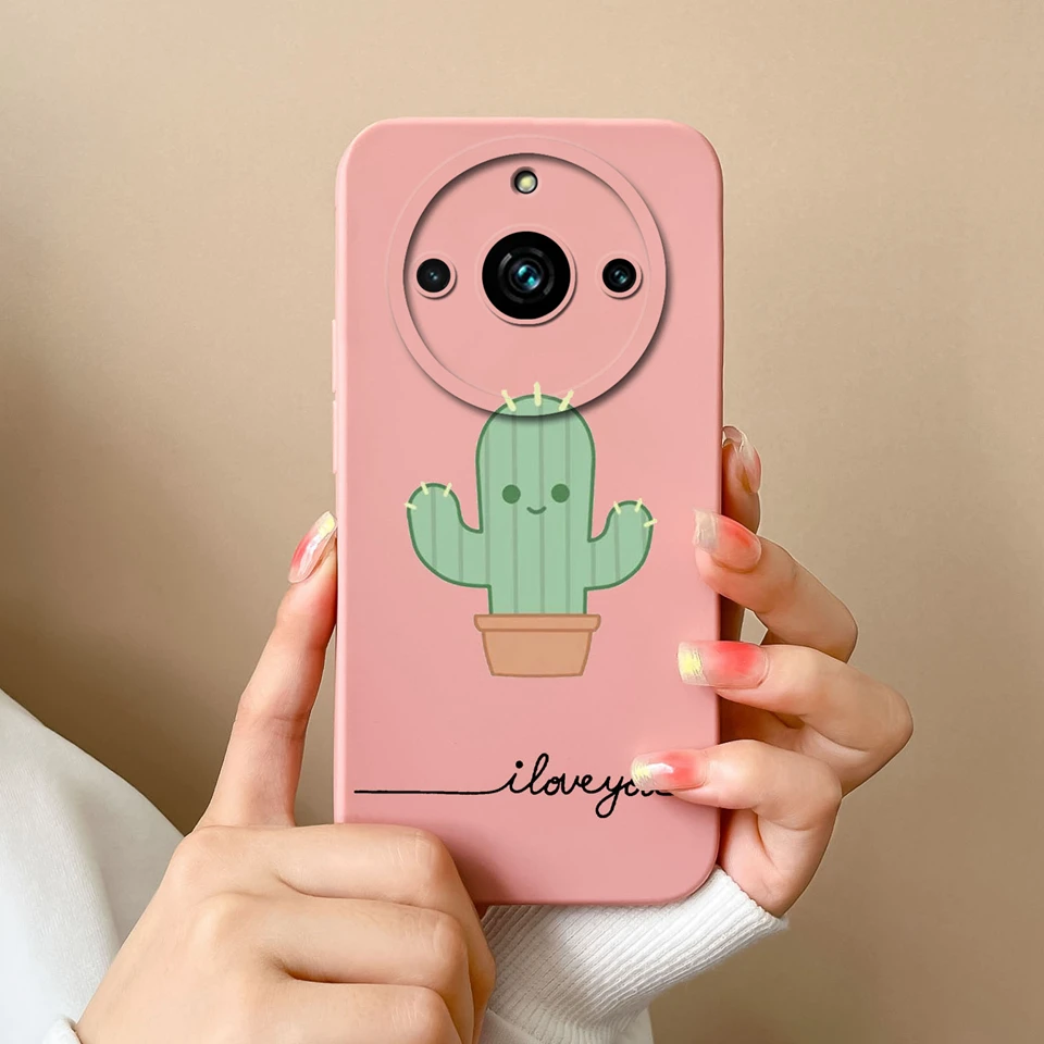 Cute Cactus Astronaut Soft Silicone Shockproof Case - Drop-Resistant