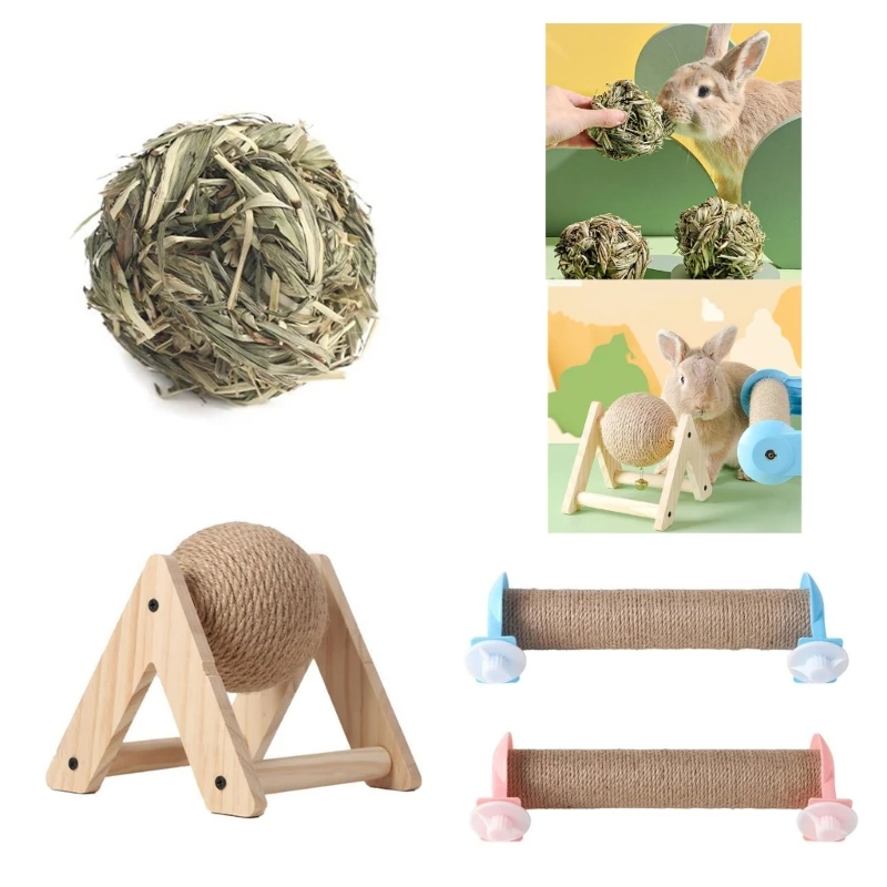 

Small Pet Claw Grinding Ball Rabbits Chewing Biting Resistant Little Animals Toy Drop Shipping