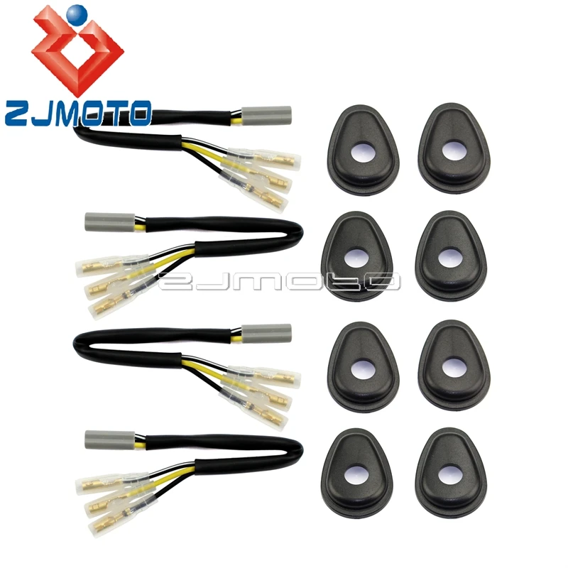 방향 지시등 와이어 어댑터 플러그 커넥터 블링커 스페이서, 야마하 YZF R6 R1 R3 R25 FZ6 MT03 MT-09 MT10 MT-25 GSXR GSX R 600 1000