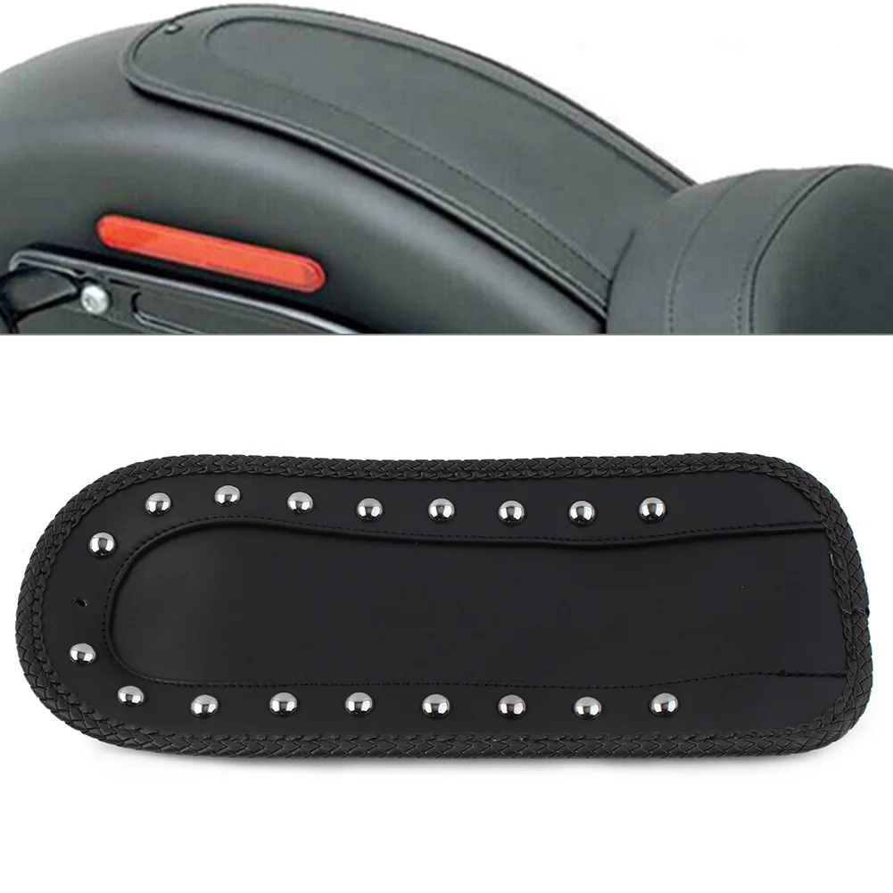 

Black Motorbike PU Leather Rivet Rear Fender Bib Solo Seat For Harley Softail FX/FXR 1984-2006