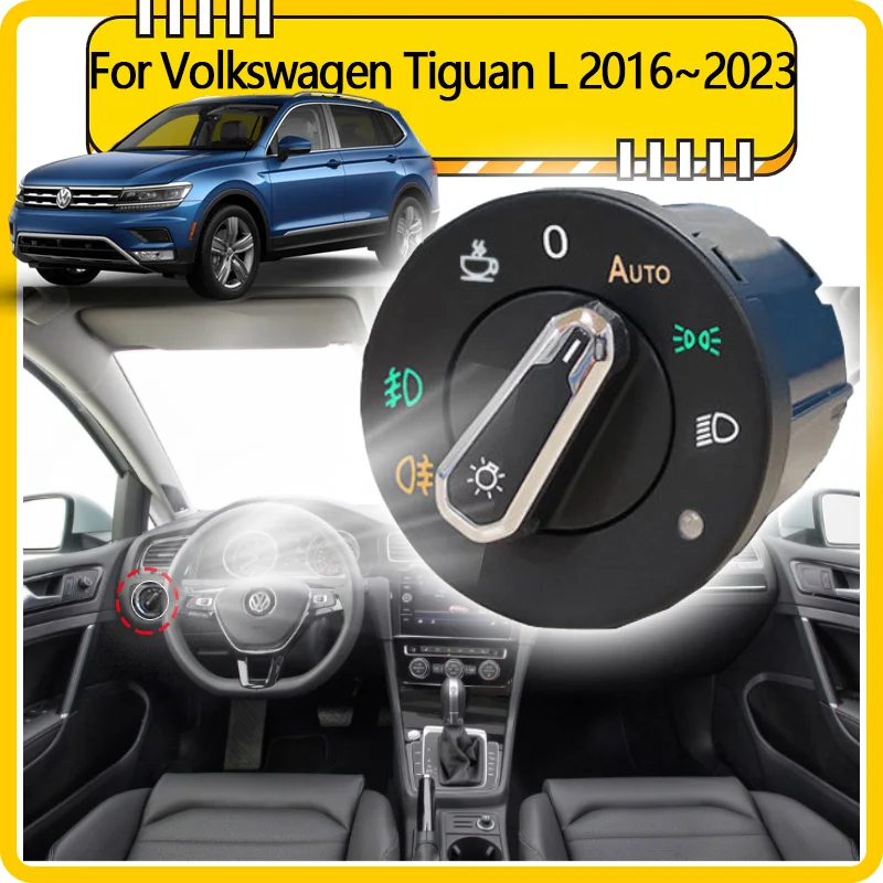 

For Volkswagen VW Tiguan L AD BW 2016~2023 Tuning Headlight Automatic Switch Auto Light Modified Upgrade Car Accessories 2022